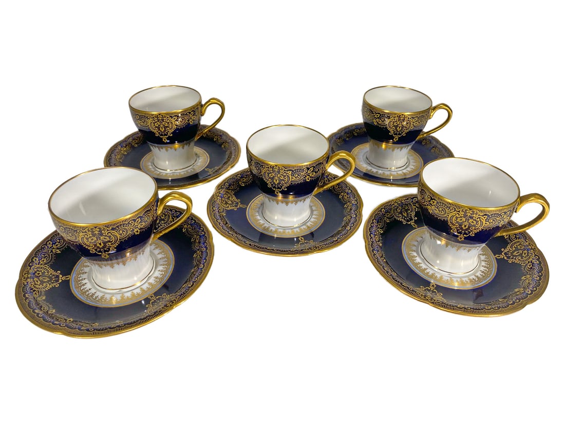 Theodore Haviland, Limoges Set of 5 Porcelain Cups (1 of 5)