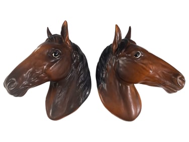 2 Lefton, Japan Wall Porcelain Horses Head