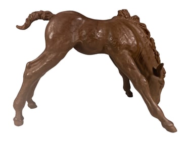Meissen Foal Bottger Stoneware Fig