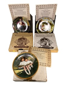 3 Jessie Willcox, William Chambers & Jeanne Down, Edwin Knowles Plates