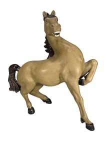 Vintage Mustang Horse Porcelain Fig