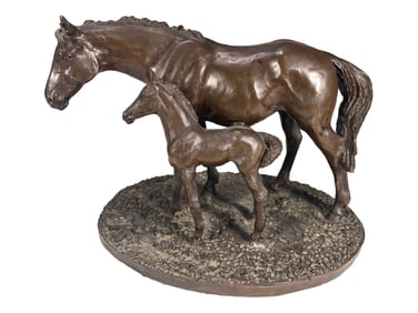 Kirkby Stephen Westmorland, England Mare & Foal Fig, Heredities Ltd