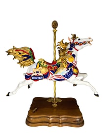 Breyer 50th Anniversary Carousel Horse Music Box, 1950-2000