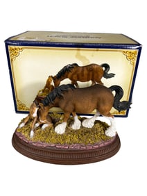 Anheuser Busch Mare & Foal Horse Fig