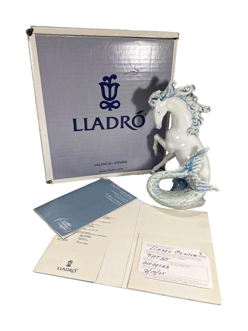 Lladro Triton I by Francisco Polope Horse Porcelain Fig (1 of 9)
