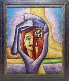 Benyamin LONG (1978) Israeli Acrilyc Painting