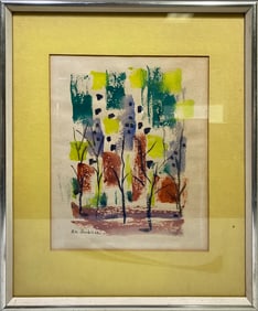 Rita GOMBINSKI (XX) American Watercolor Painting