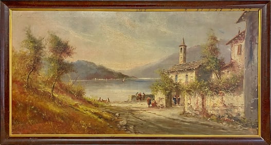 Athos Renzo BRIOSCHI (1910-2000) Italian Oil on Canvas