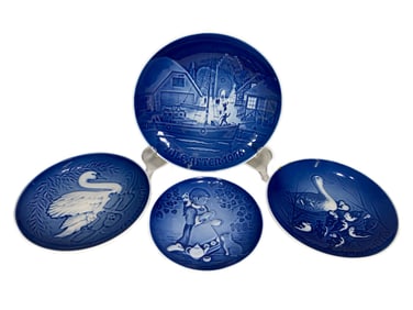 4 Bing & Grendahl Copenhagen Porcelain Plates
