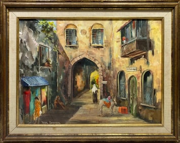 Signed Helen SORENSEN Oil on Board Painting