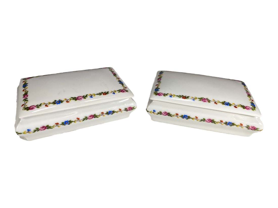 2 Limoges, France Porcelain Boxes (1 of 6)