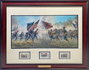 Battle of Gettysburg, With a Rebel Yell Print