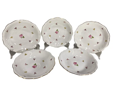 Johann Haviland, Germany 5 Plates Set