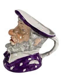 Royal Dux Bohemia Big Character Toby Jug