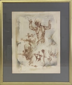 After Michelangelo Print Reproduction