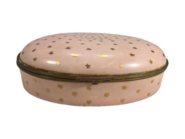Vintage French Porcelain & Bronze Box