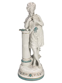 Minton Style Greek Woman Porcelain Fig