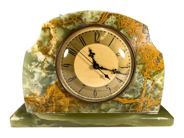 Whitehall Hammond Synchronous Movement Onyx Clock