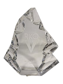 Baccarat Lead Crystal Rock Paperweight