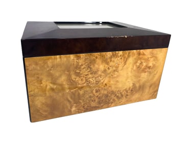 Modern Lacquer Wood Jewelry Box