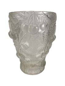 Josef Inwald Barolac Czech Frosted Glass Vase