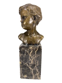 Pierre Felix MASSEAU (1869-1937) Bronze Bust