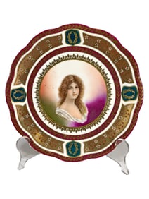 Old Vienna, Austria Porcelain Plate