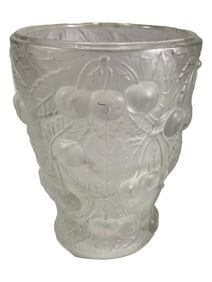 Josef Inwald Barolac Czech Frosted Glass Vase