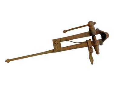 Antique Large Blacksmith Iron Vise