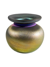 Charles LOTTON Art Glass Small Vase