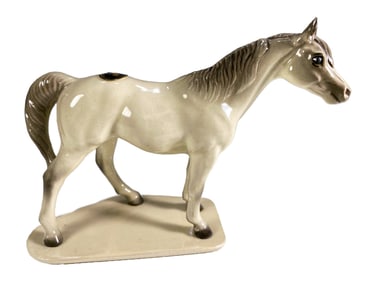 Hagen Renaker White Arabian Mare Ceramic Fig