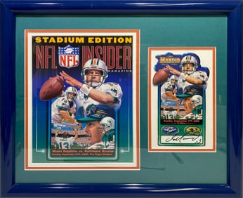 Miami Dolphins vs Baltimore Ravens 9/17/2000 Game Poster