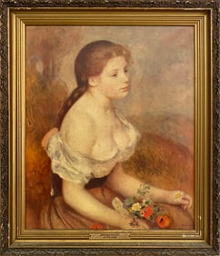 After Renoir Print on Canvas
