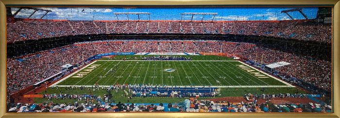 Miami Dolphins Stadium Framed Photo Puzzle