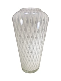 Probably Bertil Vallien Translucent Bubbles Glass Vase