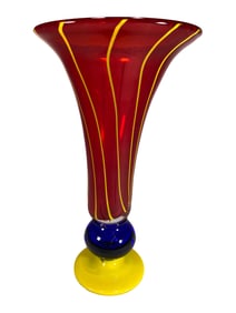 Italian Murano Art Glass Vase