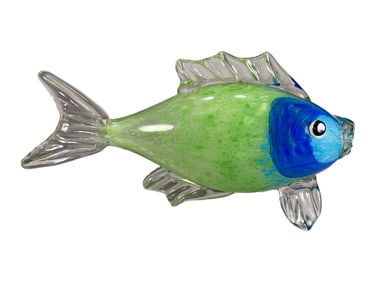 Murano Art Glass Hand Blown Fish Fig