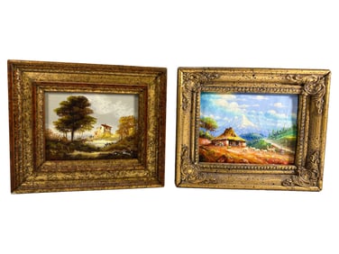 O. MONCAYO, Ecuador & Other Miniature Paintings