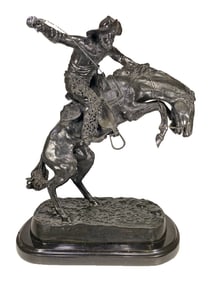 Frederic Remington Bronco Buster Bronze Replica