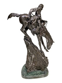Frederic Remington Mountain Man Bronze Replica