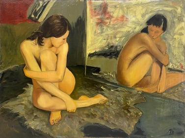 Marc Olivier GREGOIRE (1897-1991) French Nude Painting