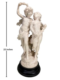 After Aug Moreau Resin Sculpture