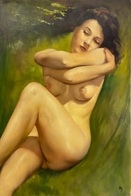 Marc Olivier GREGOIRE (1897-1991) French Nude Painting