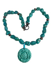 Vintage Navajo Native Turquoise Necklace