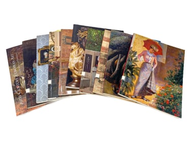 Lot of 10 Christies Auctions Catalogs