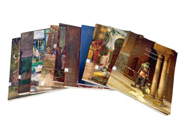 Lot of 10 Christies Auctions Catalogs
