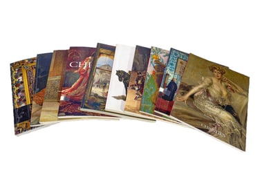 Lot of 10 Christies Auctions Catalogs