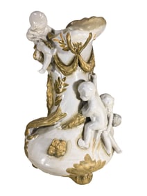 Art Nouveau Austrian Porcelain Vase