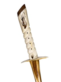 1997, Italy Horn & Bone Dagger