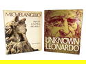 Leonardo da Vinci & Michelangelo Bounaroti Books